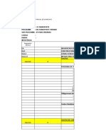 Analítico de obra por administración directa