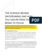 The Science Behind Daydreaming and How You Can Retrain Your Brain To Focus