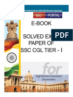 SSC CGL Free Guide SSC CGL Tier 1 Solved Papers