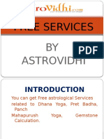 Free Services: BY Astrovidhi