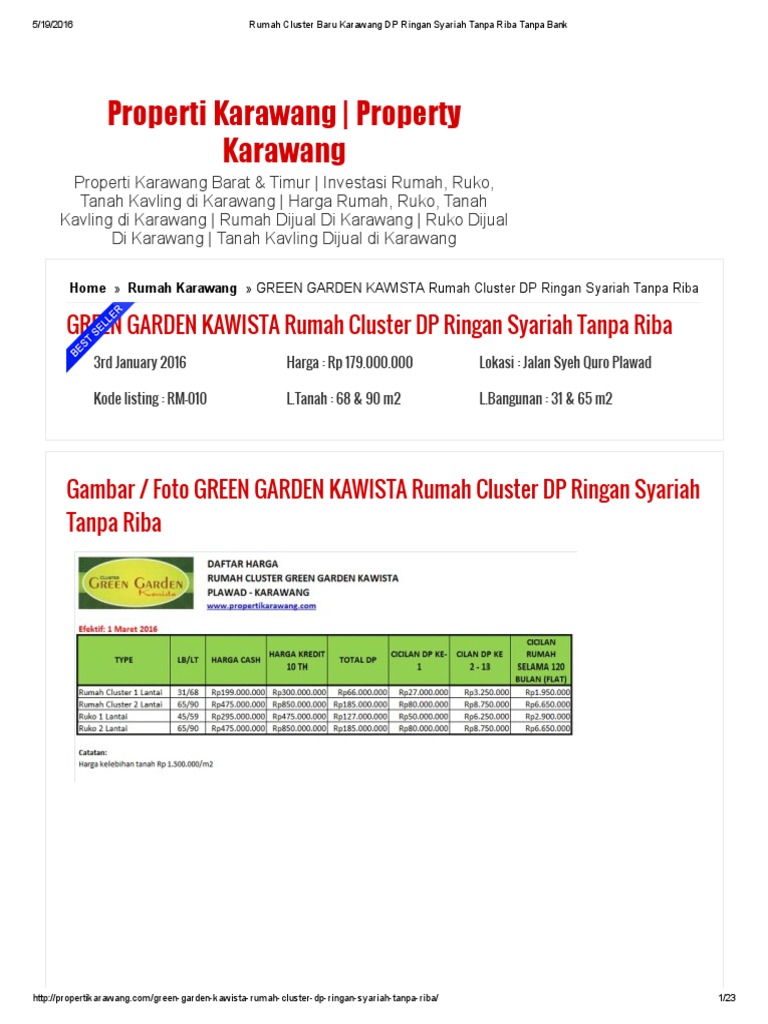 103+ Gambar Rumah Cluster Syariah HD Terbaik