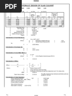 Hydralic Design of Slab Culvert: Chainage: Span: Design Data