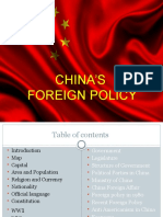 China'S Foreign Policy
