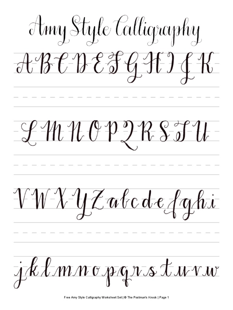 Amy Style Free Worksheet