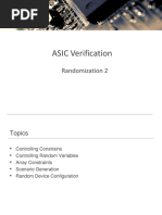 ASIC Verification: Randomization 2