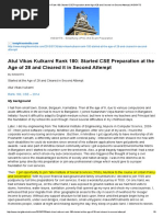 Atul Vikas Kulkarni Rank 180_ Started CSE Preparation at the Age of 28