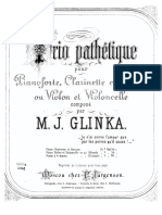 Glinka Trio Pathetique