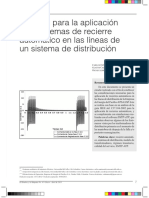 Criterios para La Aplicacion de Esquemas de Recierre Automatico en Las Lineas de Un Sistema de Distribucion (DOCUMENTO)