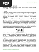 Os Nomes de Deus