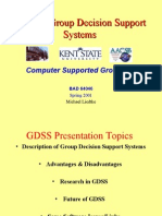 GDSS (Group Decision Support System)