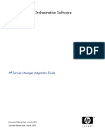 HP Service Manager Integration