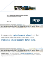 2016 Subdivision Staging Policy - Schools: Worksession #3 On The Public Hearing Draft