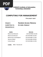 Download Random Access Memory Project by muneebjaurah SN31684571 doc pdf