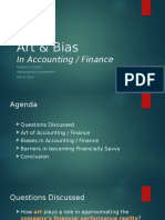 Art - Bias of Accounting Finance