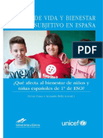 Bienestar Infantil Subjetivo en España