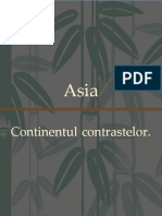 Asia - Continentul Contrastelor Microsoft Power Point