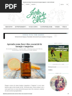 Aprenda Como Fazer Óleo Essencial de Laranja e Tangerina - Jardim Do Mundo