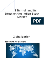 Global Turbulance and Its Effect On Indian Stock Market