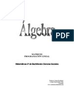 Bloque 1 - Álgebra (Matematicas CCSS)