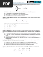 Física - Eletrostática - Campo Elétrico, Cargas Puntiformes e Pontuais.