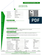 Fio Fibra de Vidro 198 Tex 360 T PTFE PDF