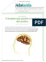  Terapias Que Ayudan a La Salud Del Cerebro