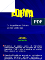 Edema: fisiopatología, clasificación, semiología y enfoque diagnóstico