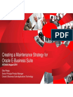 Creating A Maintenance Strategy For Oracle E-Business Suite