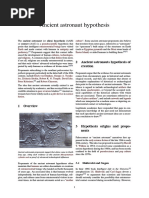 Ancient Astronaut Hypothesis