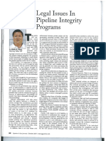 Legal Issues in Pipeline Integrity Programs
