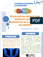 Psicologia Aplicada Al Deporte y A La Recreacion Clase 1