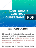 Auditoria y Control de La Gestion Gubernamental