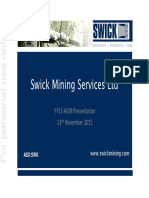 SWK FY15 AGM Presentation