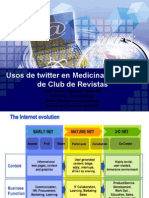 New Uses of Twitter in Health. twittering journals clubs at Universidad del Norte in Colombia