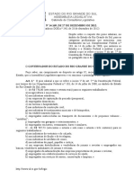 Lei Rs 14.169 - Salário Mínimo Regional 2012