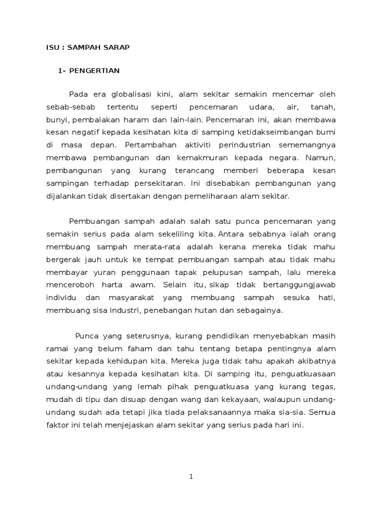 Pendidikan Alam Sekitar Pdf