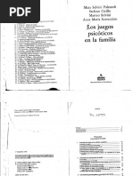 Palazzoli. Los Juegos Psicóticos en La Familia | PDF