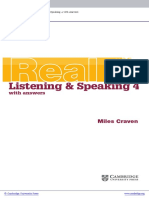 Cambridge English Skills Real Listening and Speaking Level4 Upper Intermediate Book With Answers and Audio Cds Frontmatter PDF