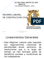 Régimen Laboral de Construcción Civil 2013-2014