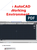 The AutoCAD Working Environment