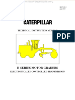 Manual Electronically Controlled Transmission Caterpillar H Series Motor Graders