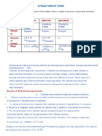 Structure and Properties of Atoms