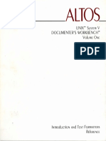 Altos Unix System v Documenters Workbench Vol 1 Jul85