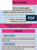 Efektivitas Vaksin BCG