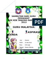 BUKU PROGRAM Perayaan Hari Guru 2013