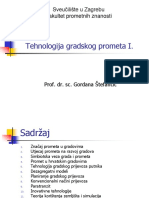 Gordana Stefancic Tehnologija Gradskog Prometa I PDF