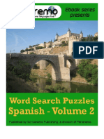 Spanish Word Search Puzzles Spanish - Volume 2