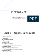 11EE702 - EEU: Book References