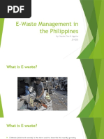 E-Waste Management in The Philippines