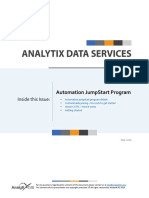 Analytixds Automation Jumpstart Program